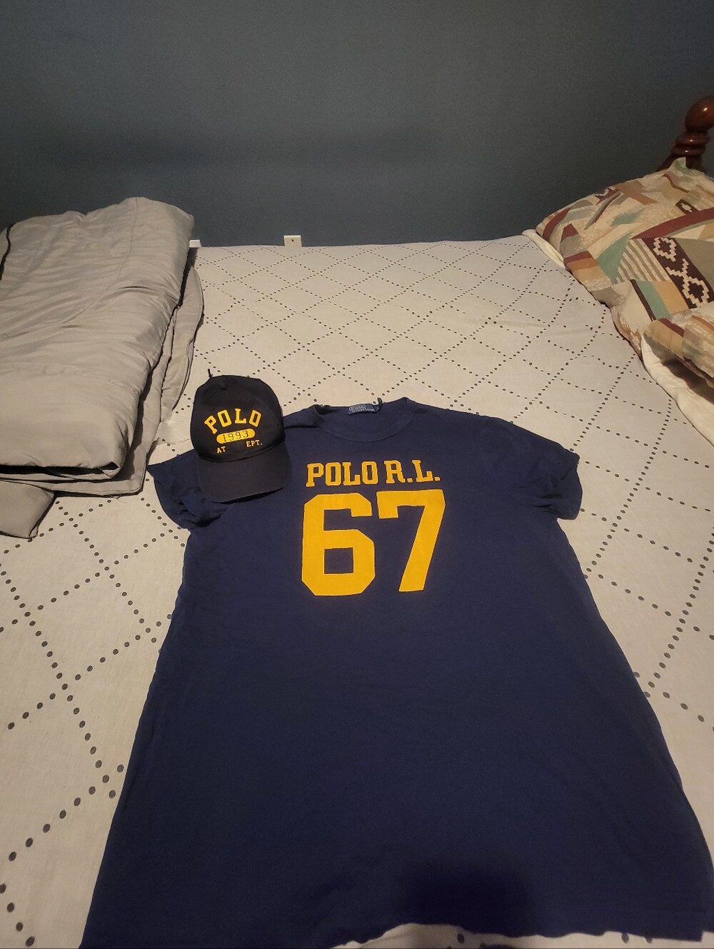 XL Polo Ralph Lauren tshirt with Polo cap.